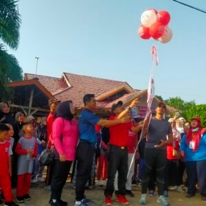 Memperingati HUT Kemerdekaan RI ke-79, Kecamatan Air Rami Gelar Jalan Santai
