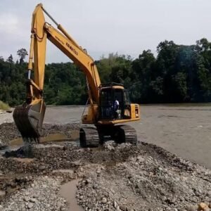 Aktivitas Kuari CV Gajah Oleng Mandiri Diduga Sebabkan Longsor Lahan Pertanian di Desa Lubuk Cabau