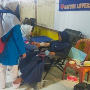 Donor Darah di Desa Pulai Payung Berhasil Kumpulkan 70 Kantong Darah