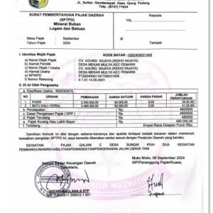 Direktur CV Agung Wijaya Bantah Tuduhan Pajak Galian C, Sebut Pemberitaan Tidak Akurat