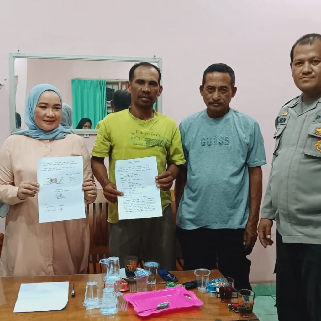 Kecelakaan Mobil dan Ternak di Pulau makmur,Pemdes Fasilitasi Musyawarah Damai