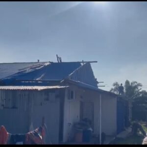 Angin Puting Beliung Terjang Desa Air Rami, Tiga Rumah Warga Rusak