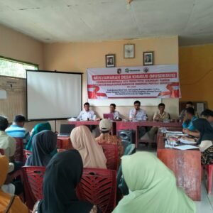 Kopdes Merah Putih Resmi Dibentuk di Semambang Makmur