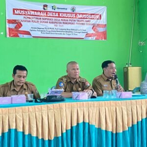 Talang Baru Bentuk Koperasi Merah Putih, Kades: Dorong Ekonomi Desa