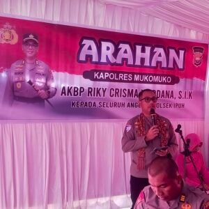 Kapolres Mukomuko Kunjungi Polsek Ipuh, Kenalkan Program Unggulan GERCEP