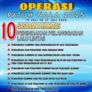 Mulai 14 Juli, Operasi Patuh Nala 2025 Digelar di Mukomuko: Ini Target dan Imbauan Polisi