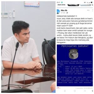 Warga Tanjung Harapan Akan Uji Lab Mandiri Dugaan Pencemaran Limbah Sawit PT DDP
