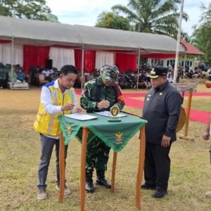 Bupati Choirul Huda Resmi Buka TMMD ke-125 Tahun 2025 di Desa Sumber Makmur Mukomuko