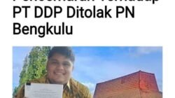 PT DDP Klarifikasi: Gugatan Pencemaran Limbah Sudah Gugur di PN Bengkulu