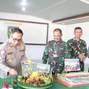 Polres Mukomuko Berikan Ucapan Selamat HUT TNI ke-80 Kepada Kodim 0428/Mukomuko