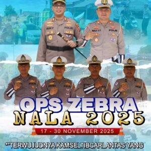 Polres Mukomuko Siap Amankan Lalin, Ops Zebra Nala 2025 Resmi Dimulai