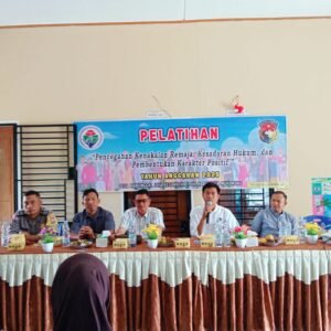 Pemdes Manunggal Jaya Gelar Pelatihan Pencegahan Kenakalan Remaja dan Pembentukan Karakter Positif