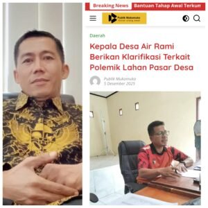 Wilton Subing: Surat Hibah Tanpa PPAT Tidak Sah, Pembangunan Pasar Perlu Dievaluasi