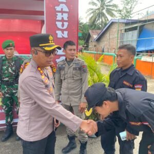 Kapolres Mukomuko Sidak Pos Pengamanan dan Pelayanan Nataru 2026