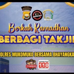 Polres Mukomuko dan Bhayangkari Rutin Berbagi Takjil, Perkuat Kedekatan dengan Masyarakat di Bulan Ramadhan