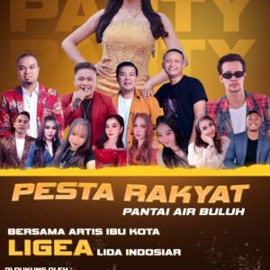 Pesta Rakyat Pantai Air Buluh Hadirkan Ligea LIDA Indosiar, Ketua Pelaksana Satrin Pastikan Persiapan Matang