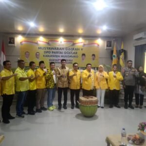 Musda Berjalan Mulus, Choirul Huda Kembali Pimpin Golkar Mukomuko
