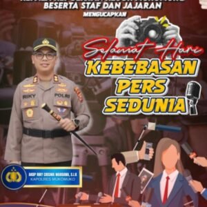 Hari Kebebasan Pers Sedunia, Kapolres Mukomuko Soroti Peran Strategis Media