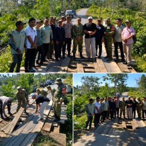 Kades Tanjung Jaya Apresiasi Program Pembangunan Jembatan Garuda dari Pemerintah Pusat