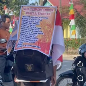 Paman Kades Bunga Tanjung Tempuh Jalan Kaki Demi Mencari Keadilan, Bawa Tuntutan Sengketa Harta Warisan